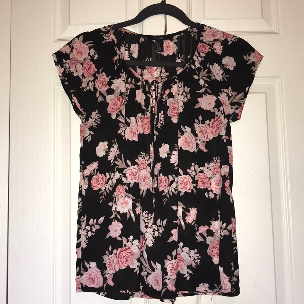Forever 21 Floral Blouse